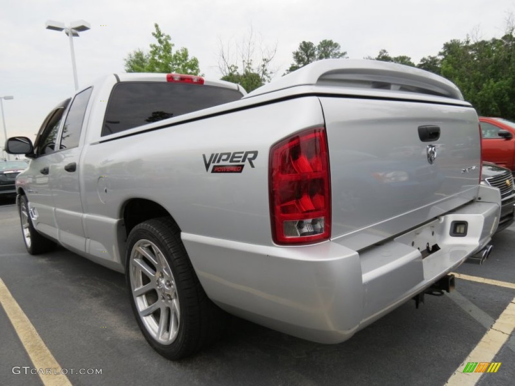 Bright Silver Metallic 2005 Dodge Ram 1500 SRT-10 Quad Cab Exterior Photo #68145329