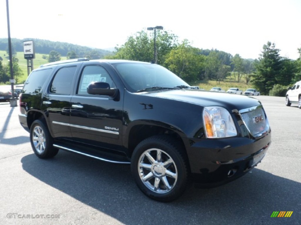 2013 Yukon Denali AWD - Onyx Black / Ebony photo #6