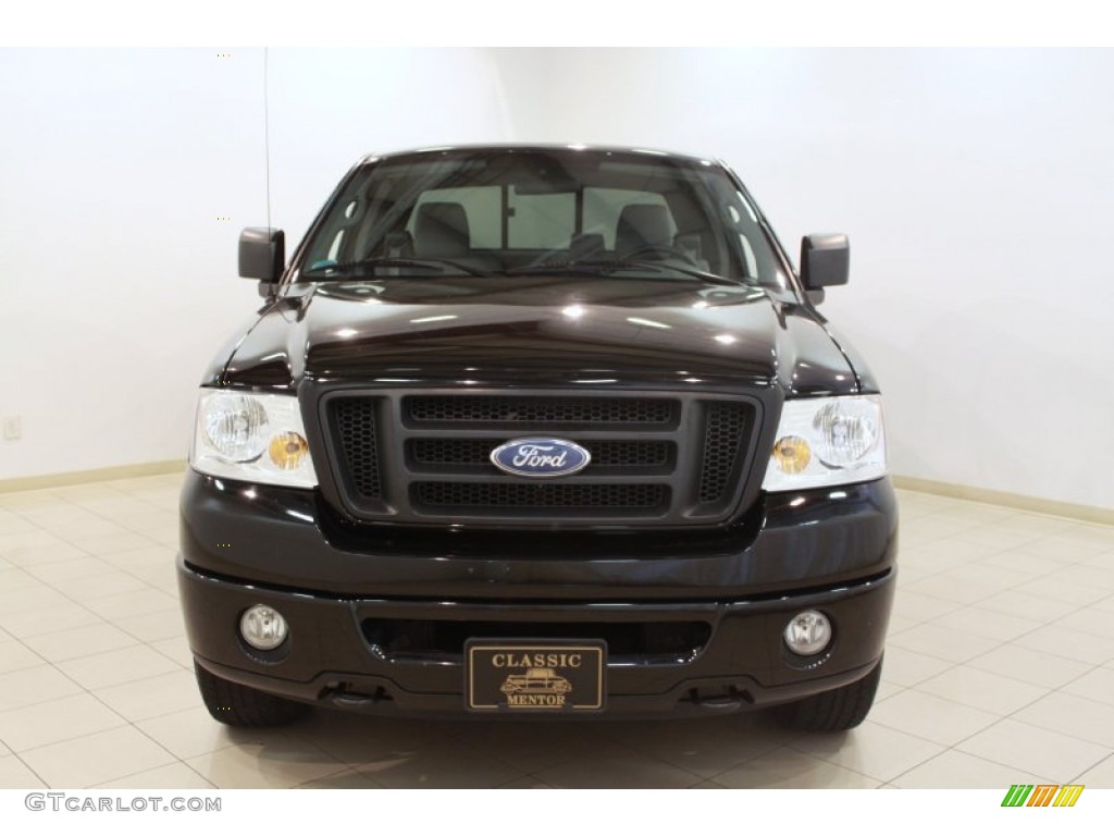 2006 F150 STX SuperCab 4x4 - Black / Medium Flint photo #2