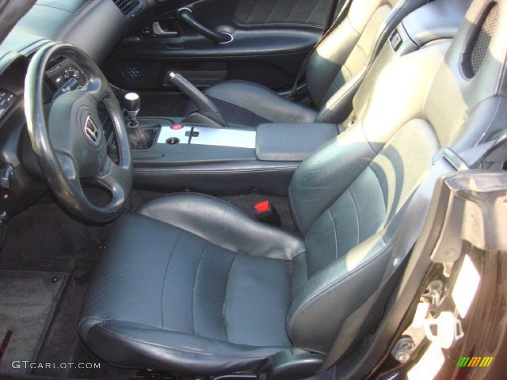 Black Interior 2005 Honda S2000 Roadster Photo #68147798