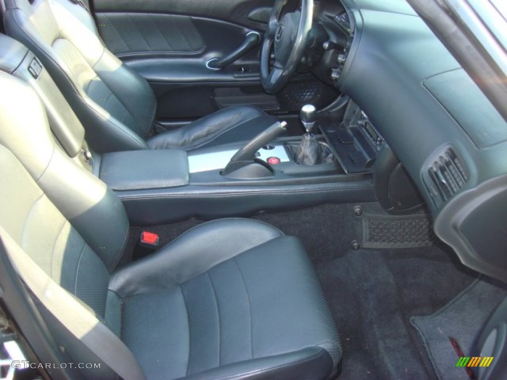 Black Interior 2005 Honda S2000 Roadster Photo #68147810