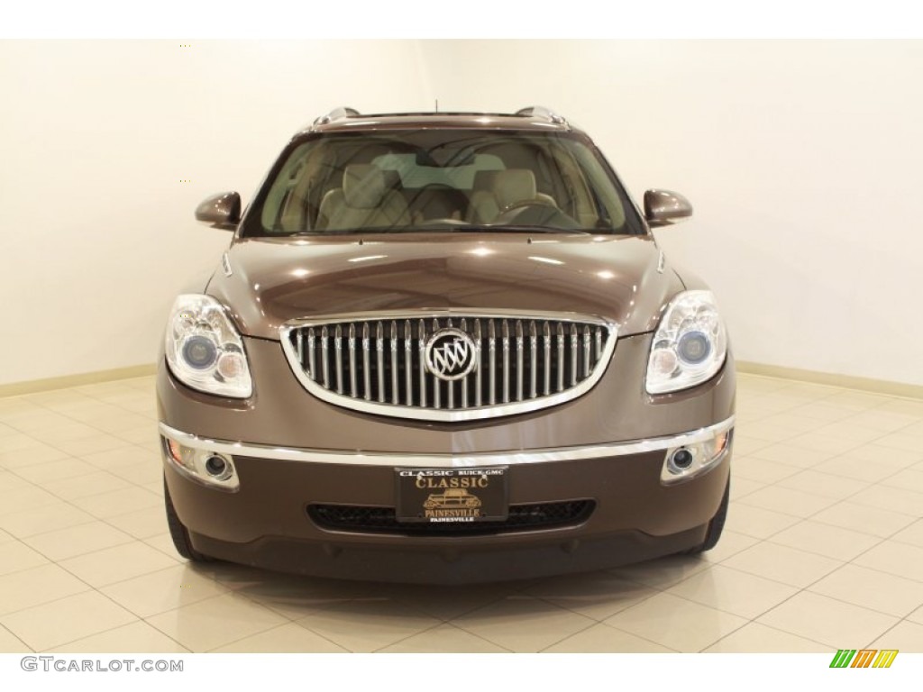 2010 Enclave CXL AWD - Cocoa Metallic / Cashmere/Cocoa photo #2