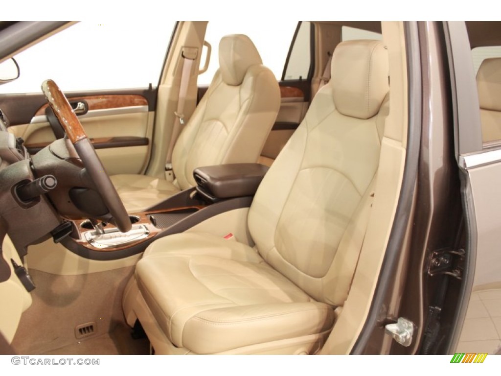 2010 Enclave CXL AWD - Cocoa Metallic / Cashmere/Cocoa photo #6
