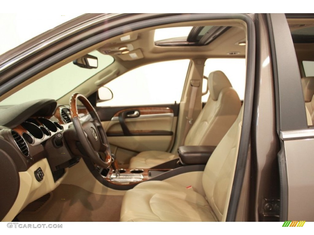 2010 Enclave CXL AWD - Cocoa Metallic / Cashmere/Cocoa photo #7