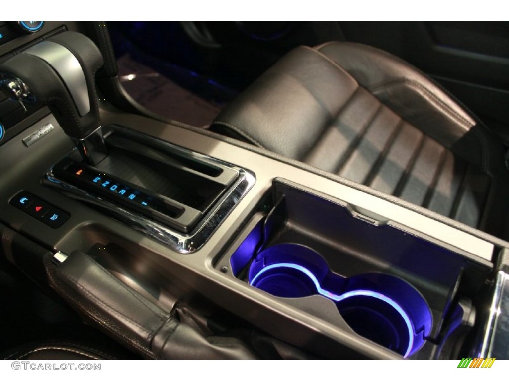 2010 Mustang V6 Premium Coupe - Grabber Blue / Charcoal Black photo #11