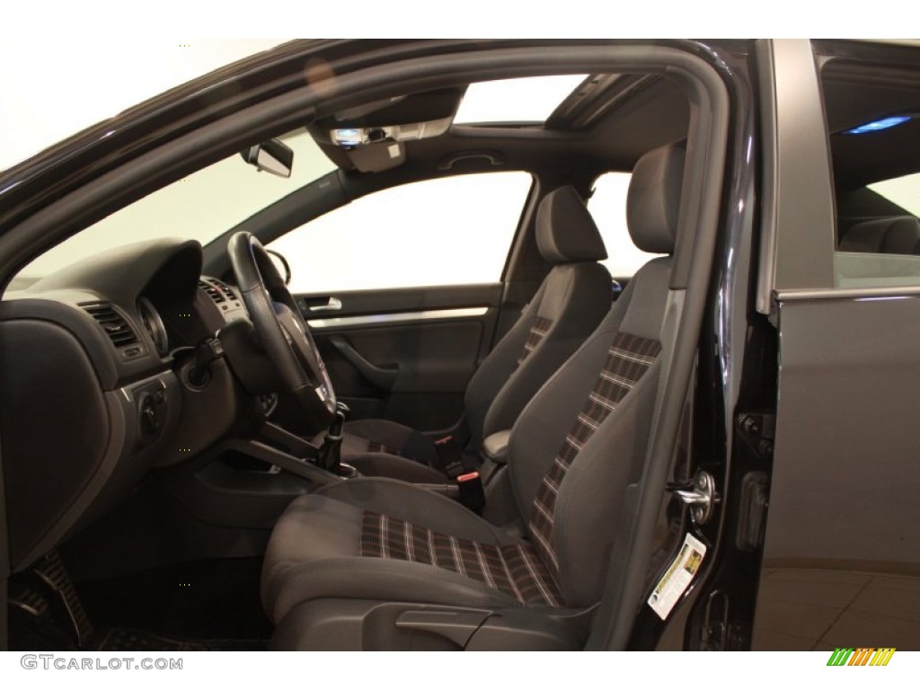 Interlagos Black Cloth Interior 2009 Volkswagen GLI Sedan Photo #68148929