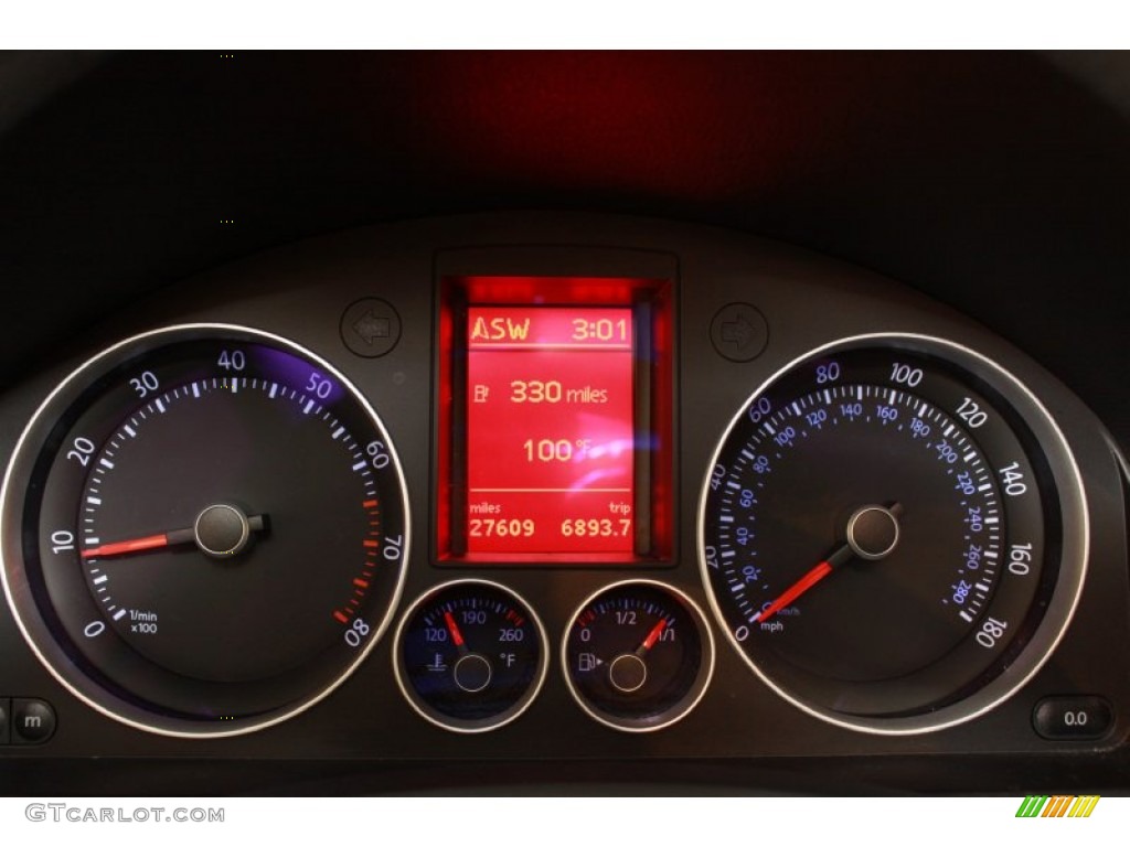 2009 Volkswagen GLI Sedan Gauges Photo #68148938