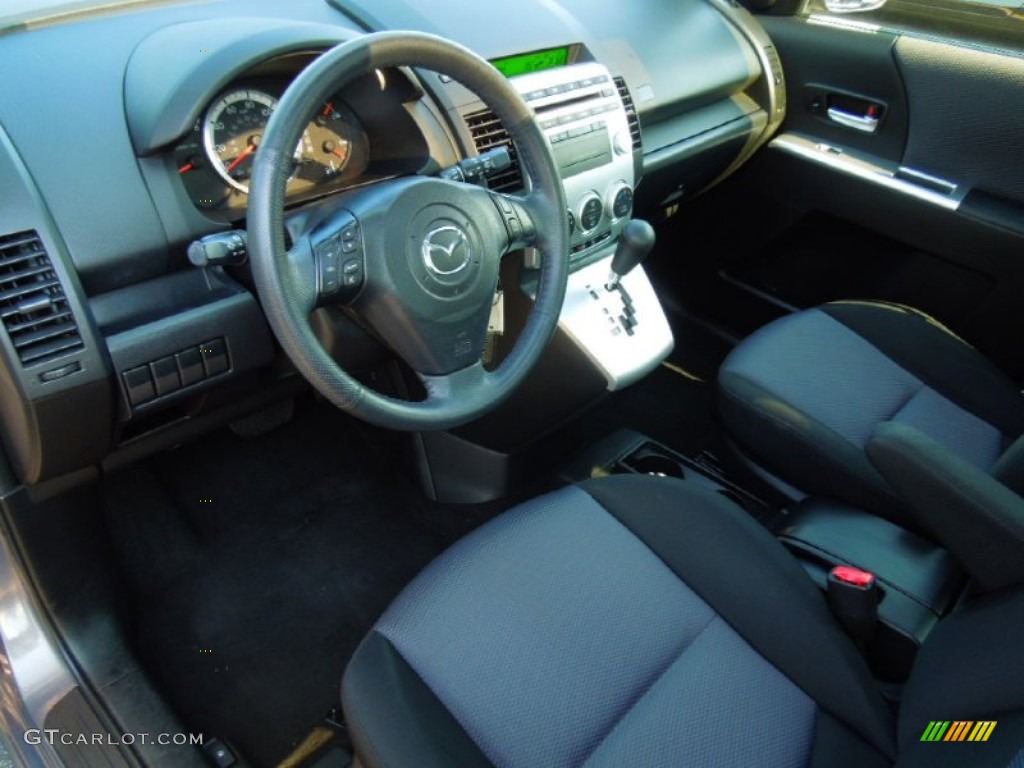2007 MAZDA5 Touring - Galaxy Gray Mica / Black photo #27