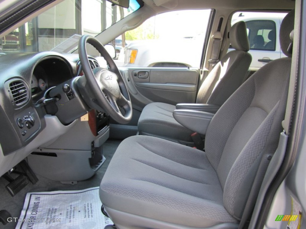 2007 Town & Country LX - Bright Silver Metallic / Medium Slate Gray photo #8