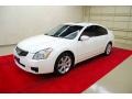 2007 Winter Frost Pearl Nissan Maxima 3.5 SE  photo #3