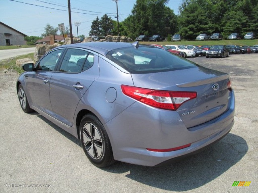 2011 Optima Hybrid - Light Graphite / Black photo #4