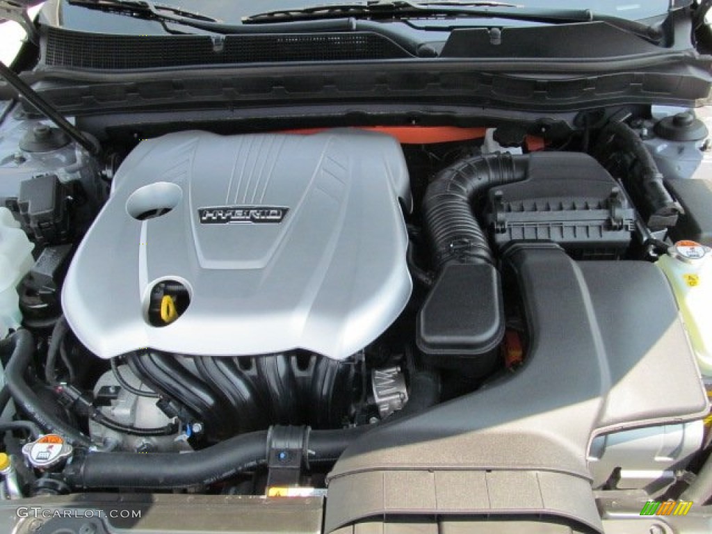 2011 Kia Optima Hybrid 2.4 Liter h DOHC 16-Valve VVT 4 Cylinder Gasoline/Electric Hybrid Engine Photo #68150766