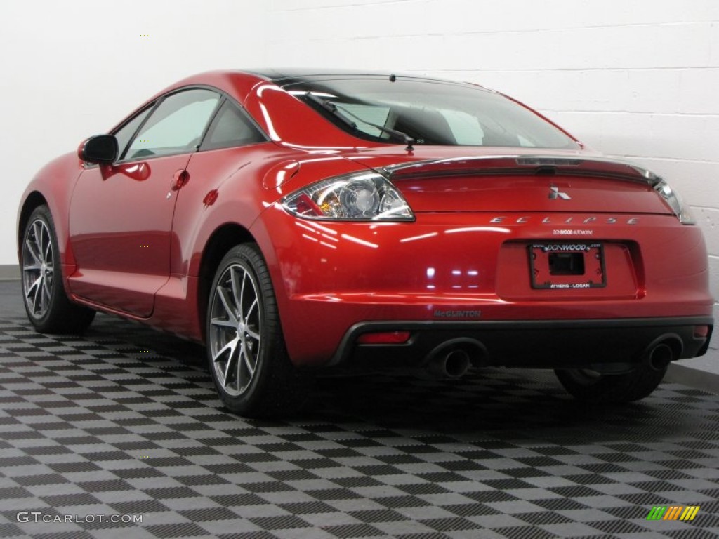 2011 Eclipse GS Sport Coupe - Sunset Pearlescent / Terra Cotta photo #2