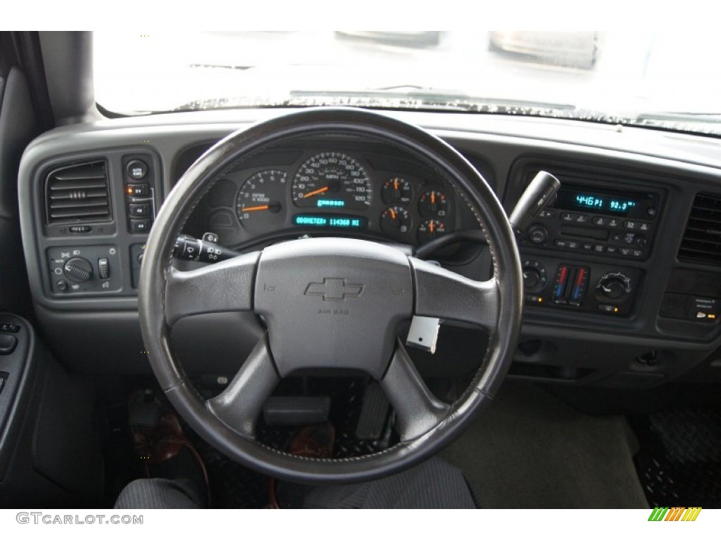 2003 Silverado 1500 LS Extended Cab 4x4 - Light Pewter Metallic / Dark Charcoal photo #27