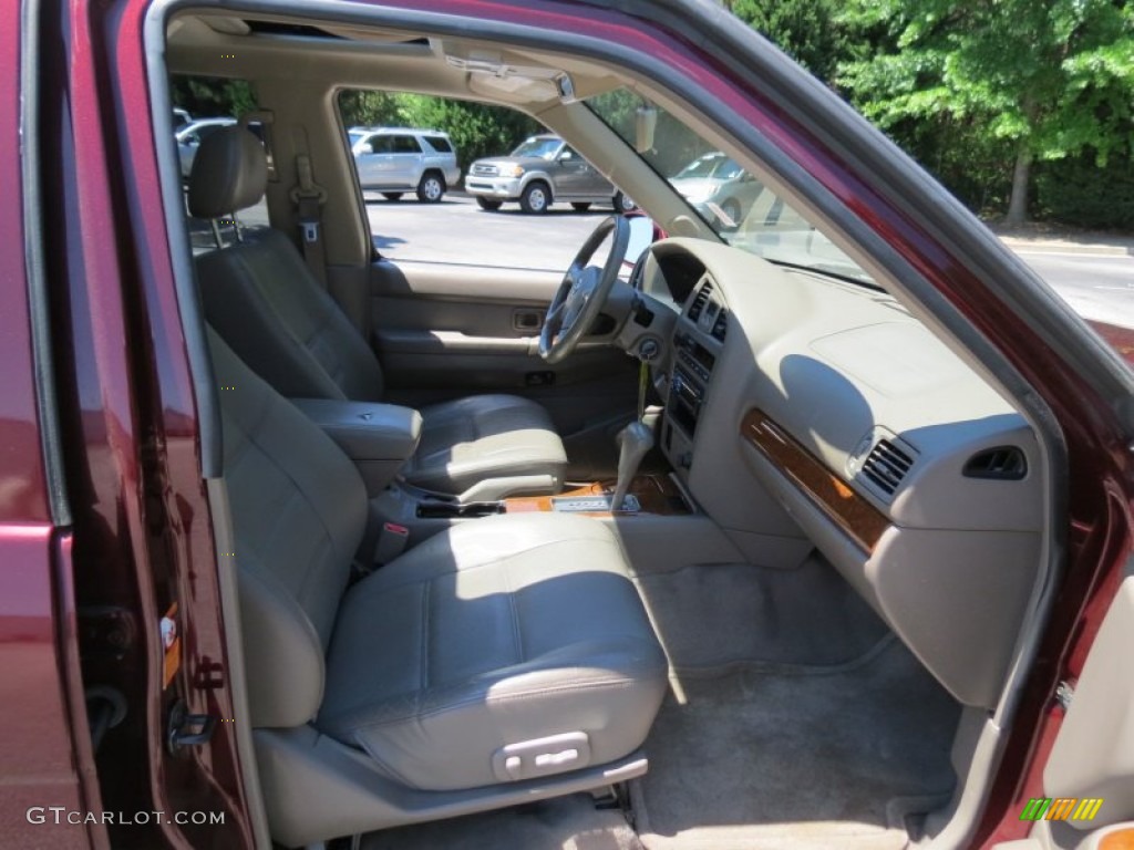 2003 Pathfinder LE - Merlot Red Pearl / Beige photo #11