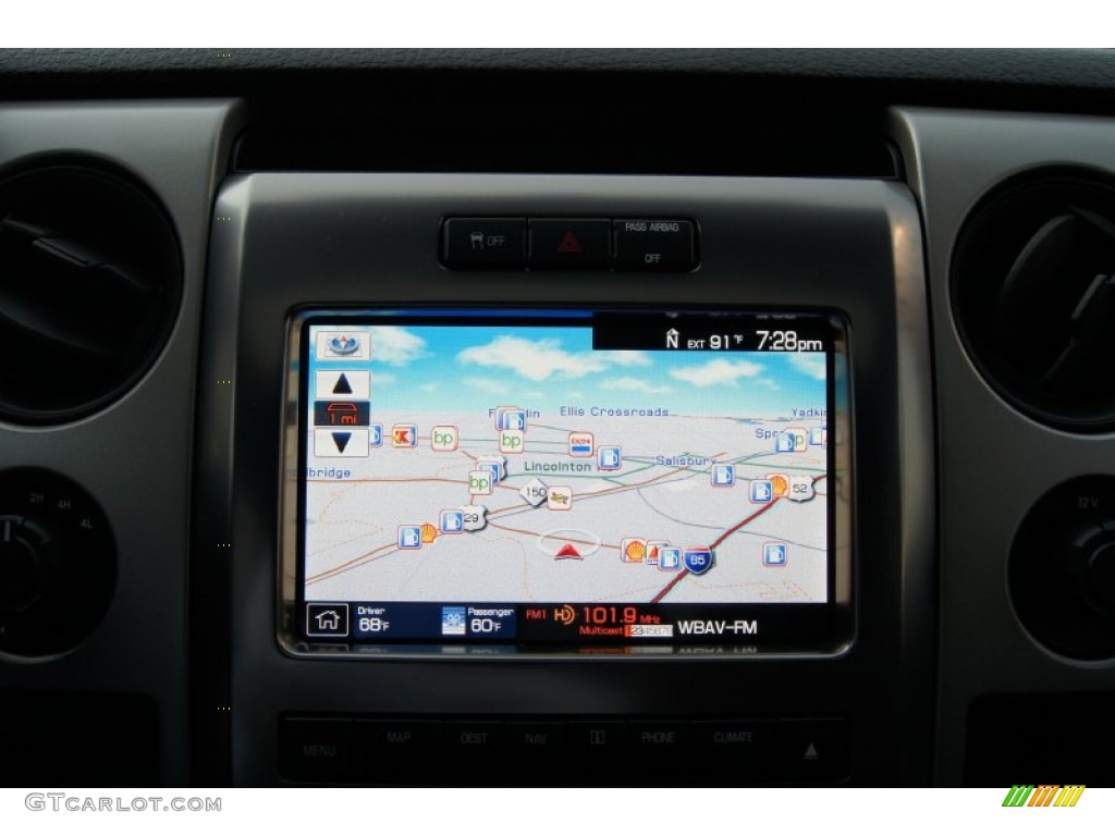 2012 Ford F150 SVT Raptor SuperCrew 4x4 Navigation Photo #68156358