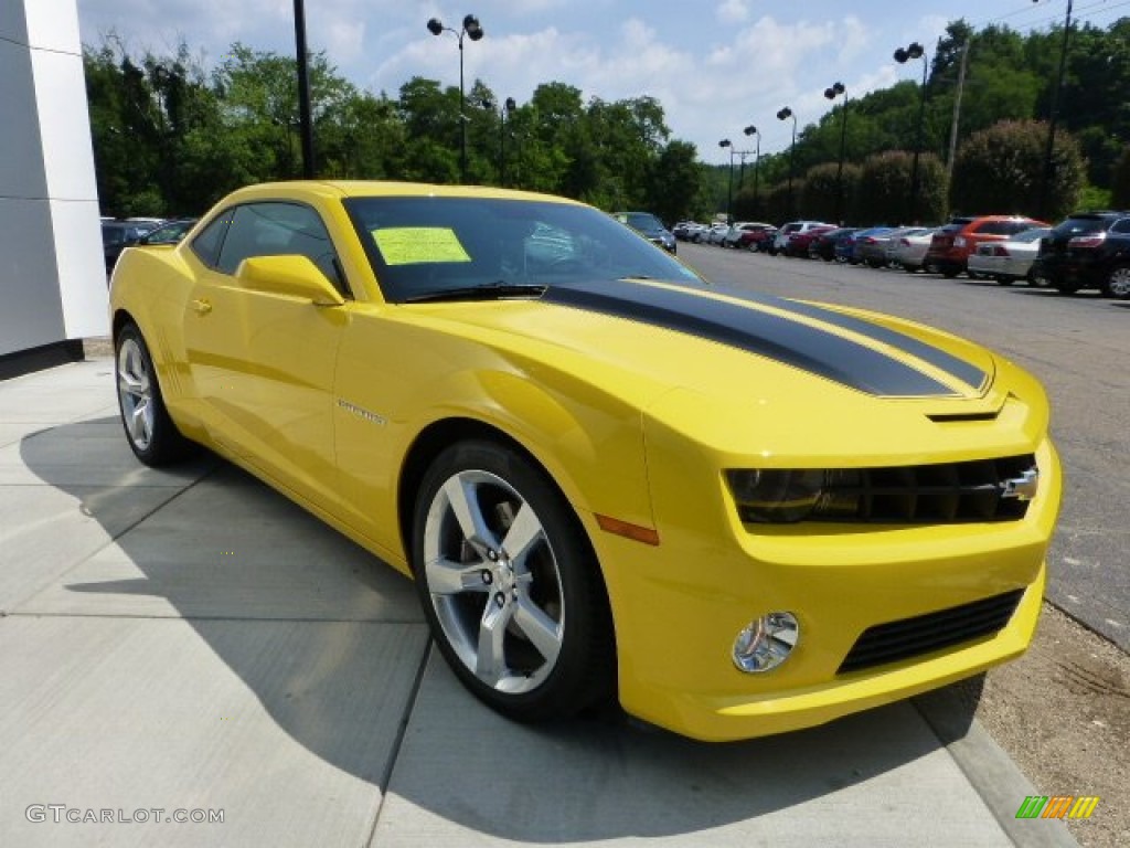 2010 Camaro SS/RS Coupe - Rally Yellow / Black photo #7