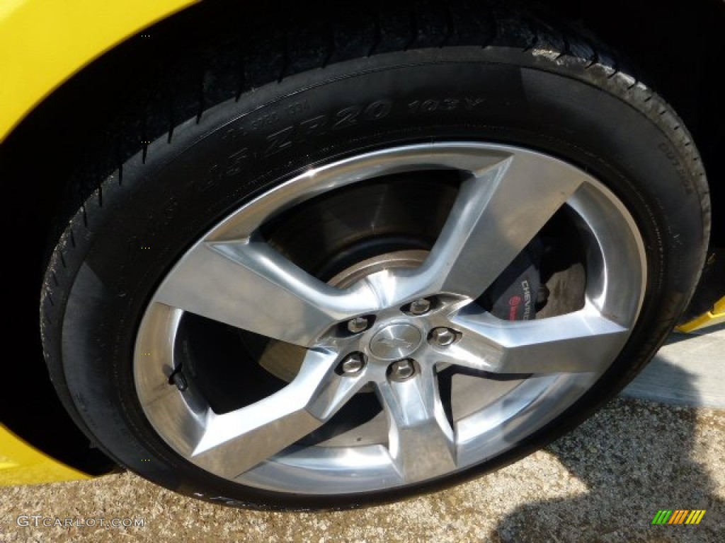 2010 Camaro SS/RS Coupe - Rally Yellow / Black photo #9