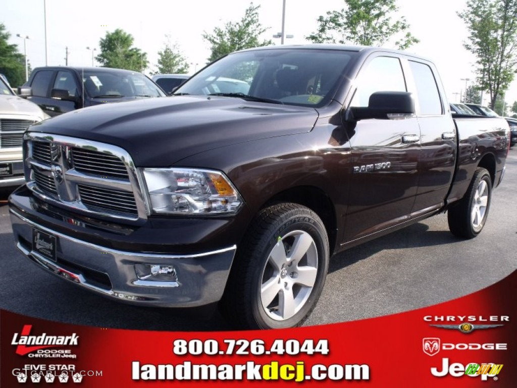 2011 Ram 1500 Big Horn Quad Cab - Rugged Brown Pearl / Dark Slate Gray/Medium Graystone photo #1