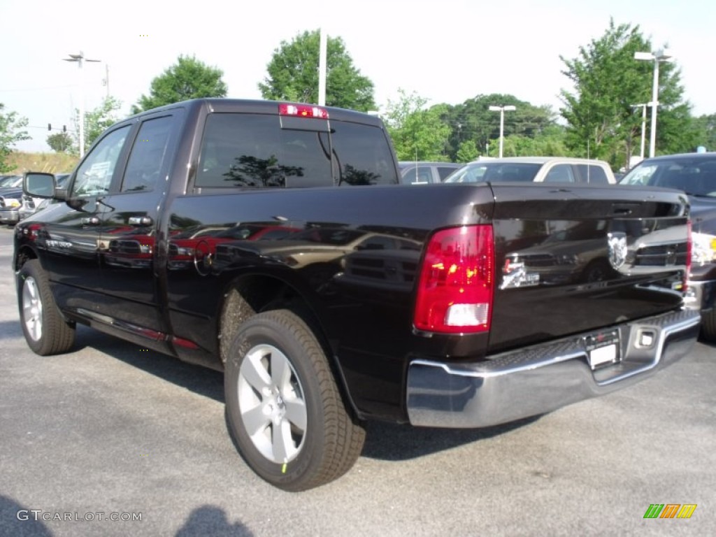 2011 Ram 1500 Big Horn Quad Cab - Rugged Brown Pearl / Dark Slate Gray/Medium Graystone photo #2