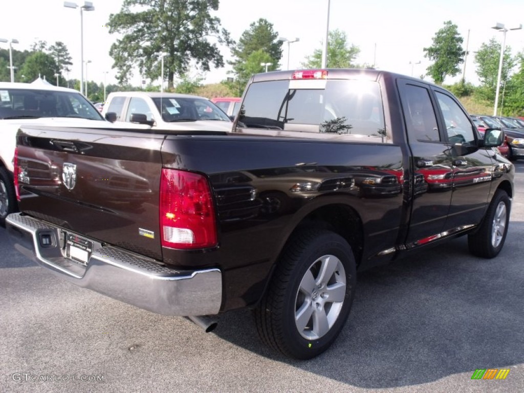 2011 Ram 1500 Big Horn Quad Cab - Rugged Brown Pearl / Dark Slate Gray/Medium Graystone photo #3