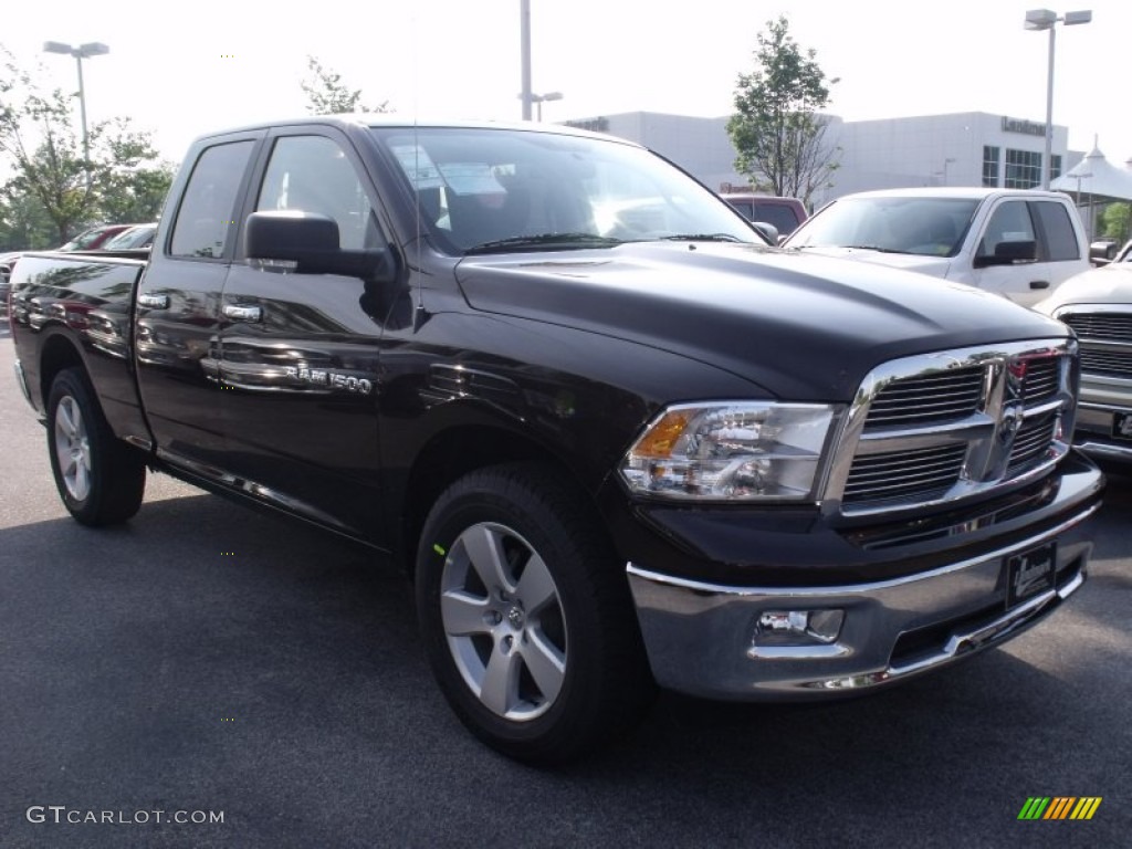 2011 Ram 1500 Big Horn Quad Cab - Rugged Brown Pearl / Dark Slate Gray/Medium Graystone photo #4