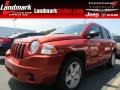 Sunburst Orange Pearl 2010 Jeep Compass Sport