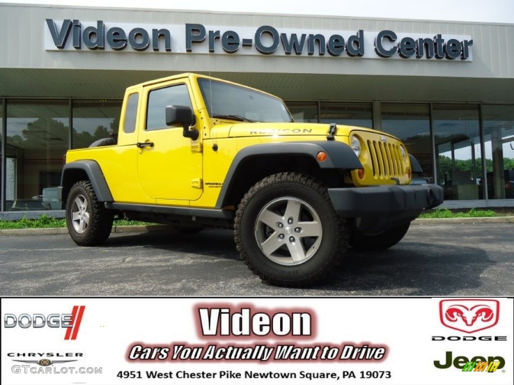 Detonator Yellow Jeep Wrangler Unlimited