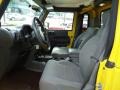 2008 Detonator Yellow Jeep Wrangler Unlimited Rubicon JK-8 Independence 4x4  photo #11