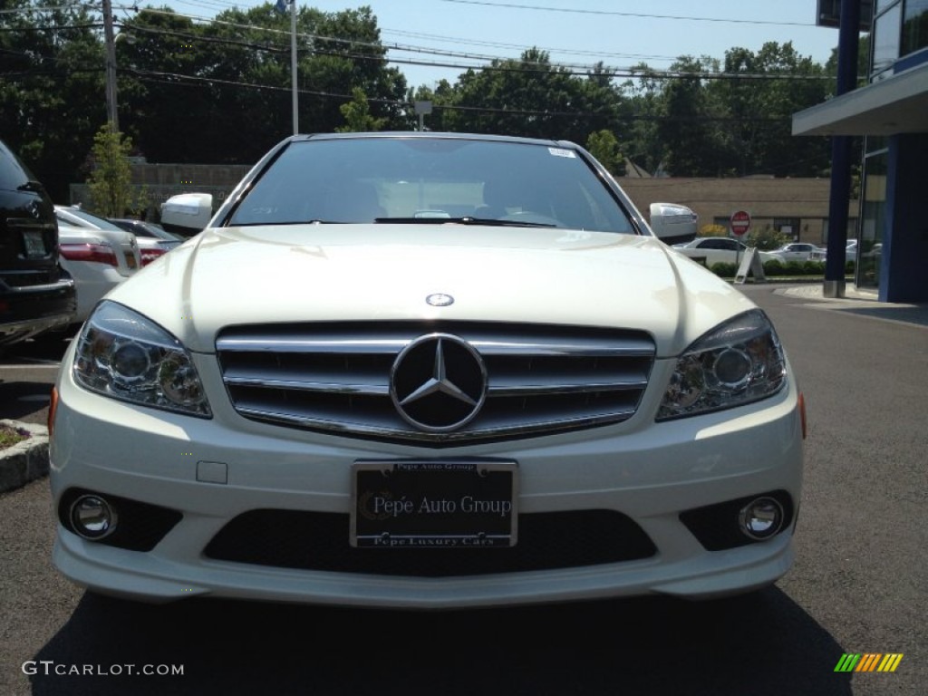 2009 C 300 4Matic Sport - Arctic White / Grey/Black photo #3