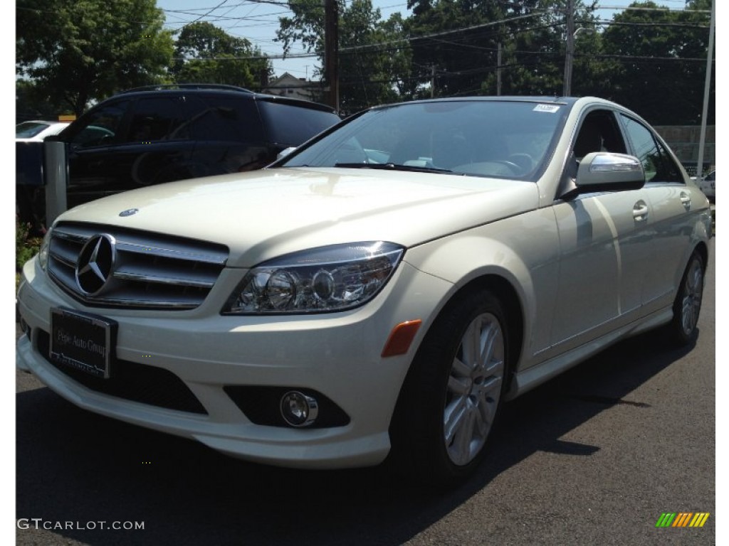 2009 C 300 4Matic Sport - Arctic White / Grey/Black photo #4