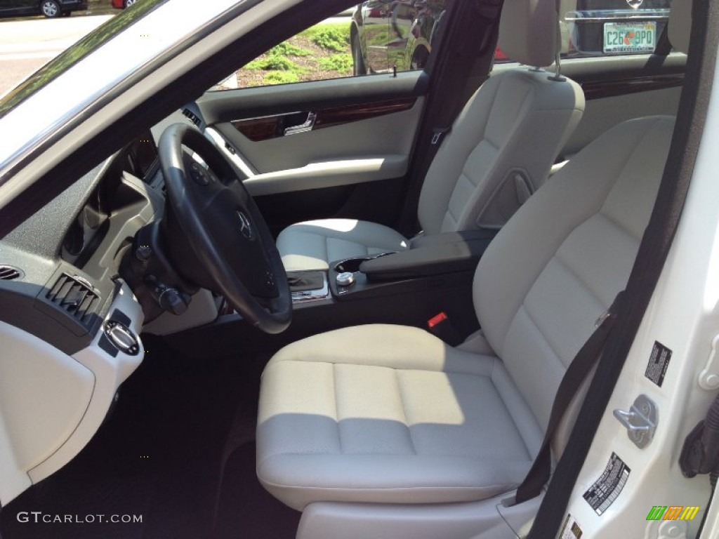 2009 C 300 4Matic Sport - Arctic White / Grey/Black photo #13