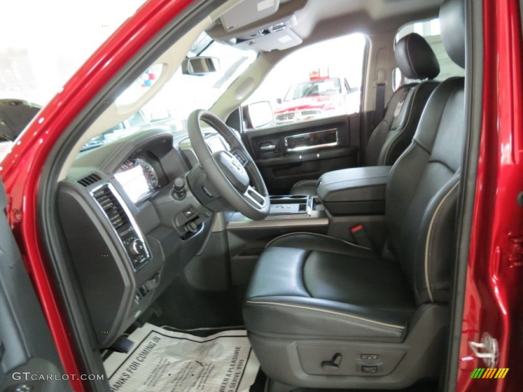 Dark Slate Gray Interior 2012 Dodge Ram 1500 Laramie Limited Crew Cab Photo #68157471