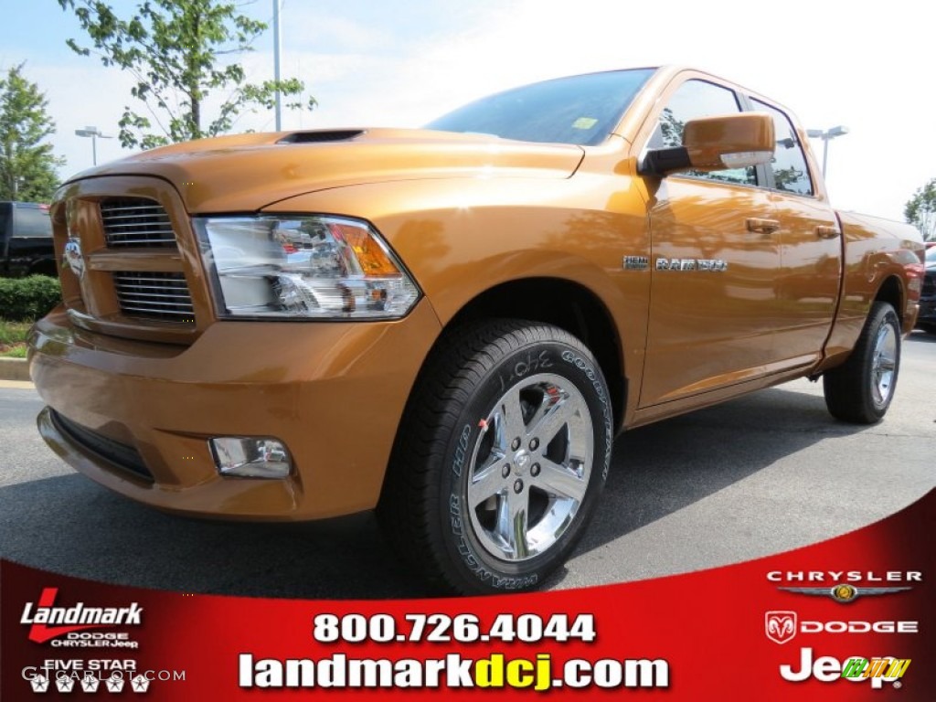 Tequila Sunrise Pearl Dodge Ram 1500