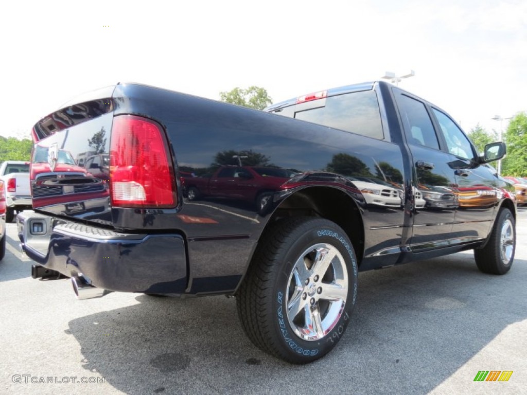 2012 Ram 1500 Sport Quad Cab - True Blue Pearl / Dark Slate Gray photo #3