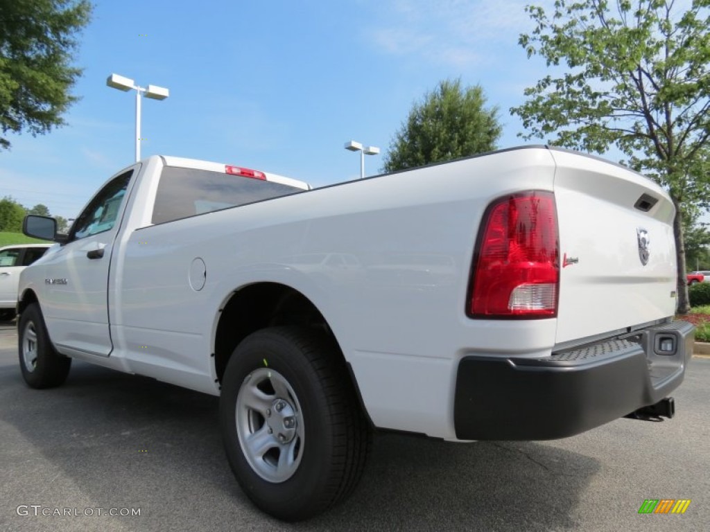 2012 Ram 1500 ST Regular Cab - Bright White / Dark Slate Gray/Medium Graystone photo #2