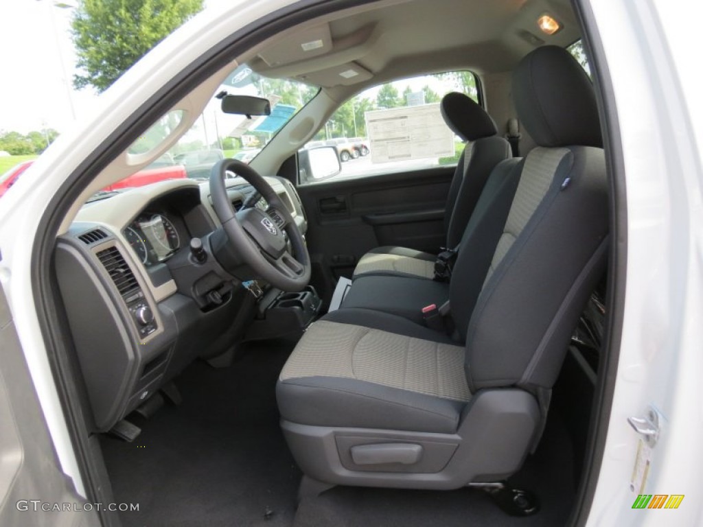 2012 Ram 1500 ST Regular Cab - Bright White / Dark Slate Gray/Medium Graystone photo #6