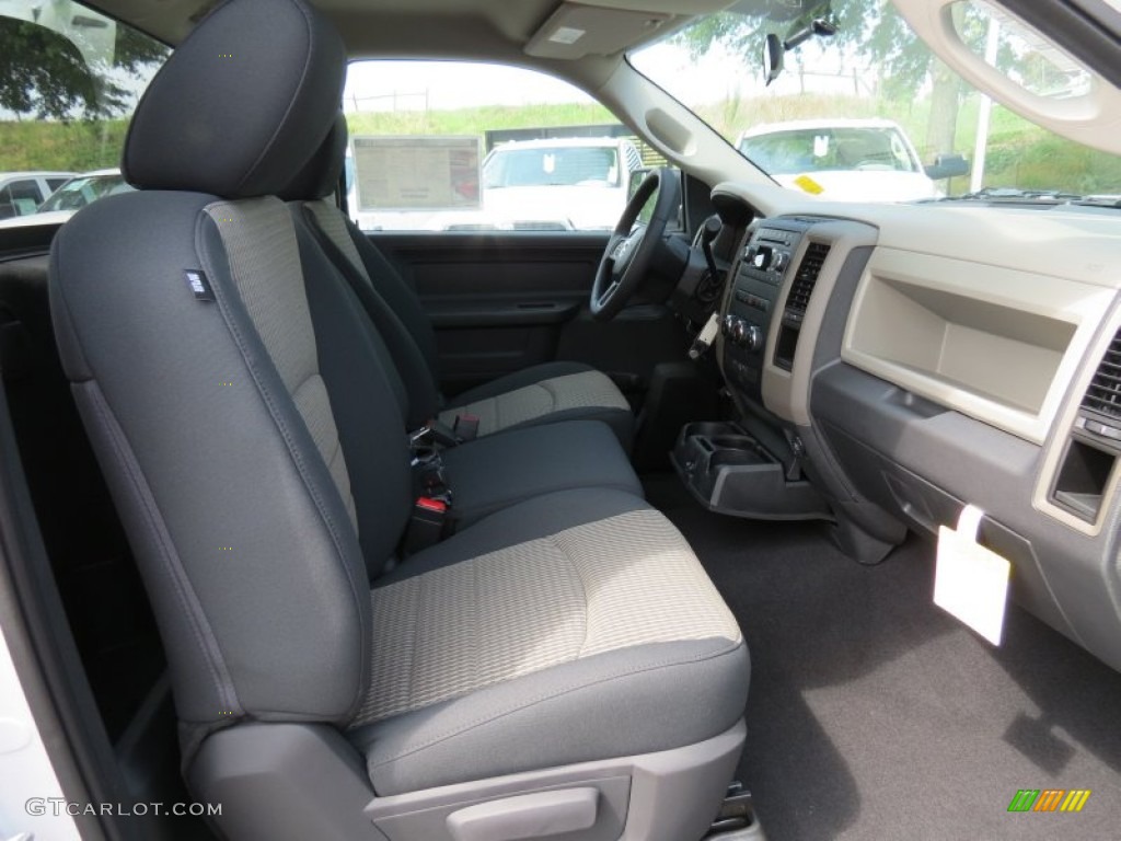 2012 Ram 1500 ST Regular Cab - Bright White / Dark Slate Gray/Medium Graystone photo #8