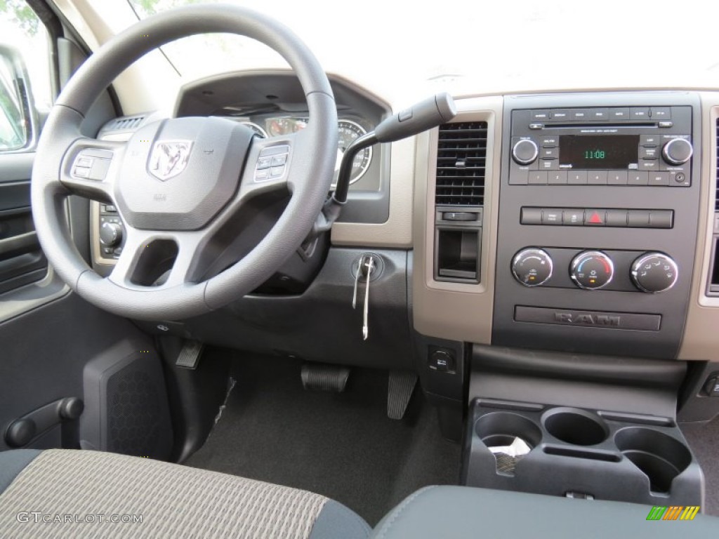 2012 Ram 1500 ST Regular Cab - Bright White / Dark Slate Gray/Medium Graystone photo #8