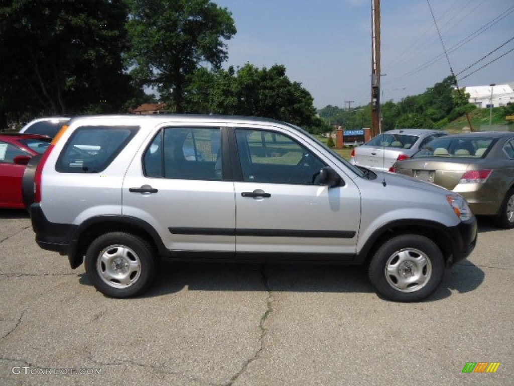 2002 CR-V LX 4WD - Satin Silver Metallic / Black photo #5