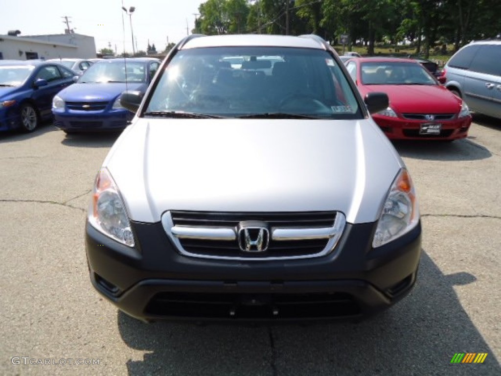 2002 CR-V LX 4WD - Satin Silver Metallic / Black photo #7