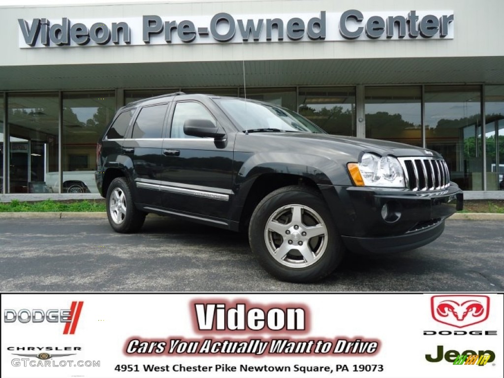2005 Grand Cherokee Limited 4x4 - Black / Medium Slate Gray photo #1