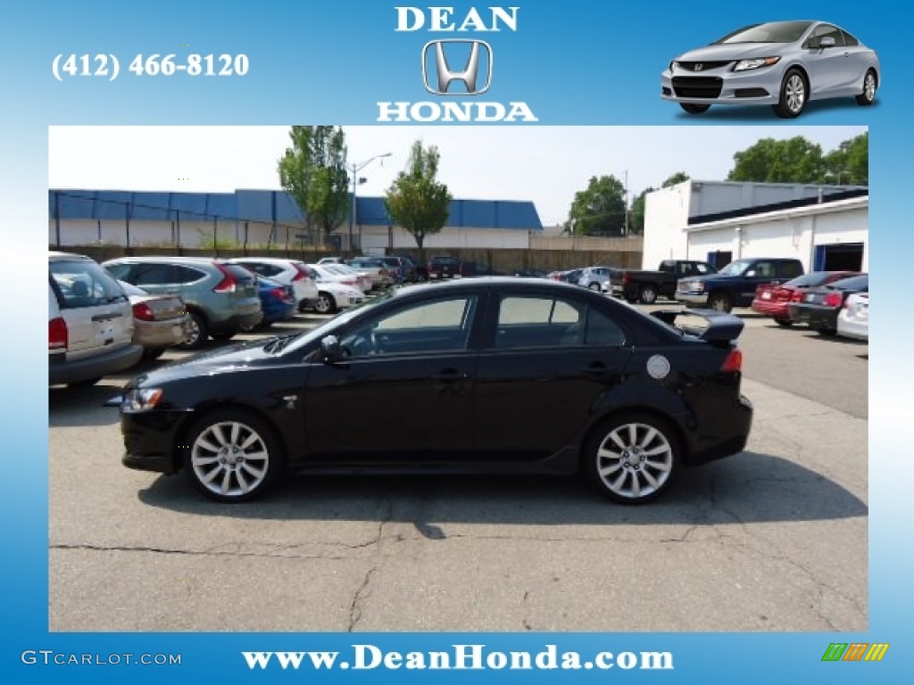 2008 Lancer GTS - Black / Black photo #1