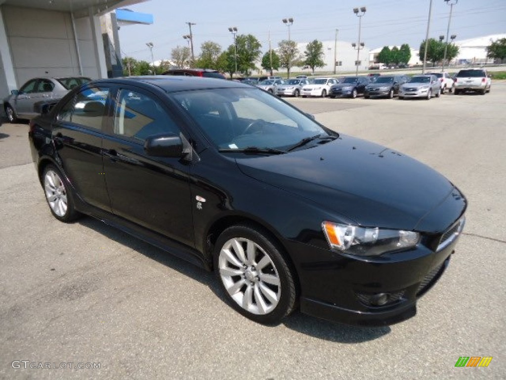 2008 Lancer GTS - Black / Black photo #6