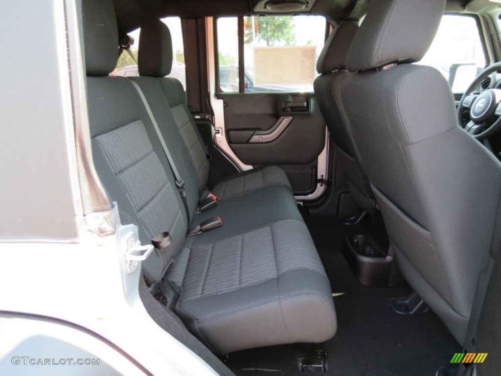 2012 Jeep Wrangler Unlimited Sport S 4x4 Rear Seat Photo #68160888
