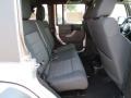 2012 Jeep Wrangler Unlimited Black Interior Rear Seat Photo