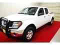 2007 Avalanche White Nissan Frontier SE Crew Cab 4x4  photo #3