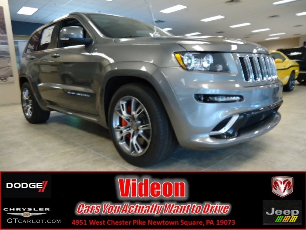 2012 Grand Cherokee SRT8 4x4 - Mineral Gray Metallic / SRT Black photo #1