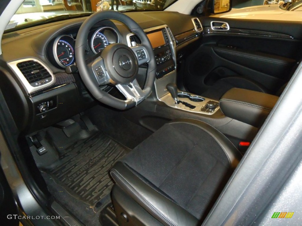 SRT Black Interior 2012 Jeep Grand Cherokee SRT8 4x4 Photo #68161938