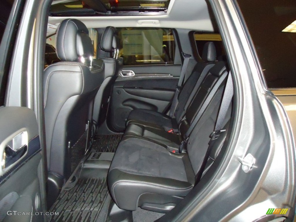 2012 Jeep Grand Cherokee SRT8 4x4 Rear Seat Photo #68162013